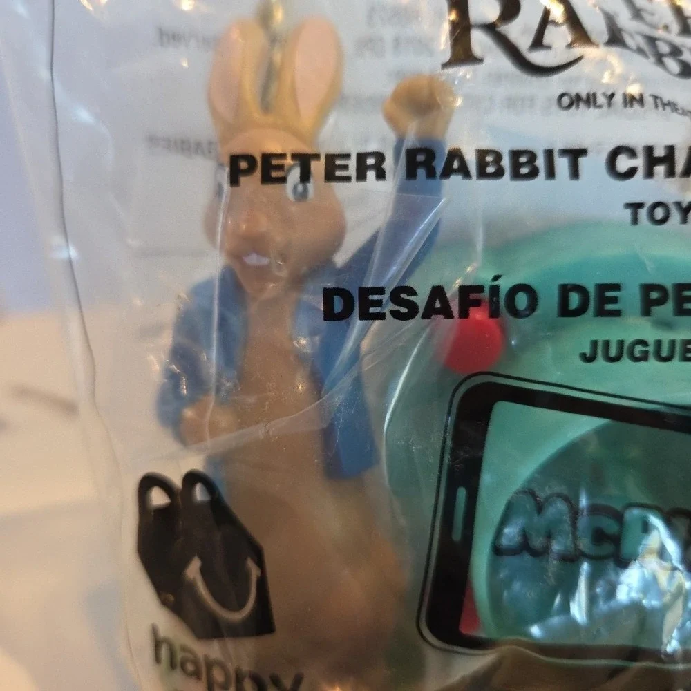 2018 PETER RABBIT MCDONALDS HAPPY MEAL TOY‎ Original Packaging